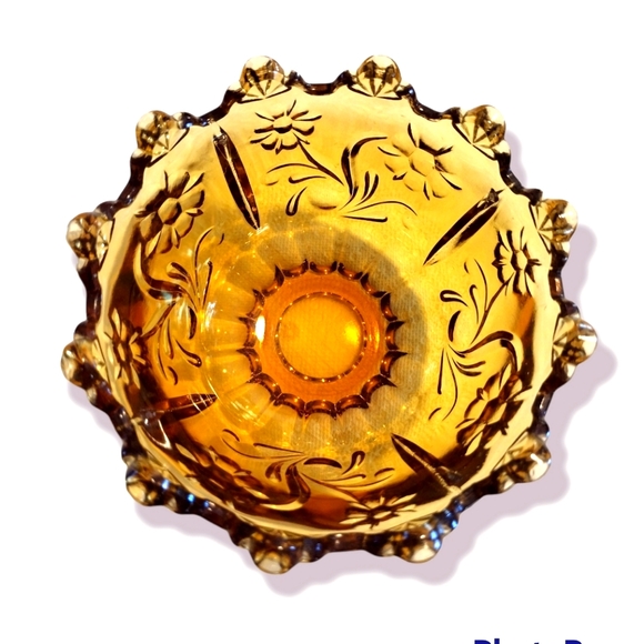 Amber glass dish - Picture 2 of 6